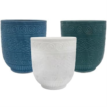 MCarr 8pc 7.5" Primitive Planter Asst Colors — photo 1 of 2