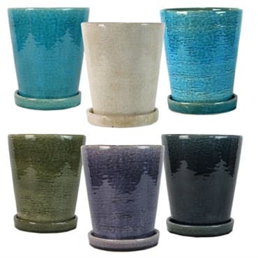 MCarr 18PC Tall Round Pot Set W/Sau Mix Colors — photo 1 of 2