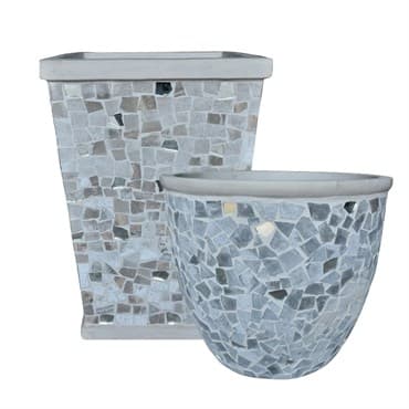 MCarr 28PC Tile Planter Plt Mosaic Cement — photo 1 of 2