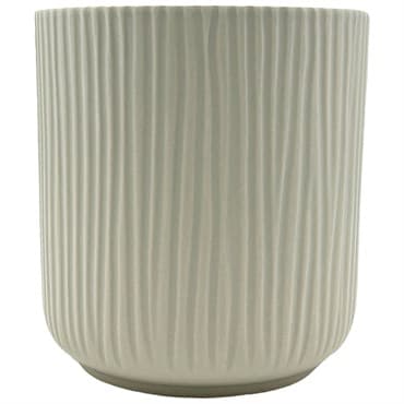 MCarr 5.24"x5.24"x5.5" Ceramic Pot Light Grey — photo 1 of 2