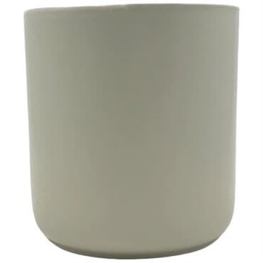 MCarr 13.5"x13.5"x14" Ceramic Pot Matte Light Grey — photo 1 of 2