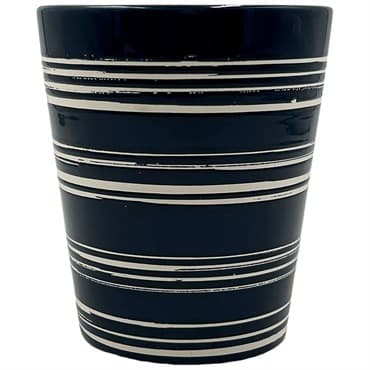 MCarr 4.84"x4.84"x5.63" Ceramic Pot with Glossy Glaze Finish Blue — photo 1 of 2