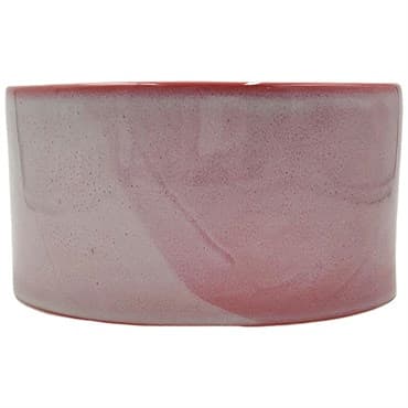 MCarr 7.4"x7.4"x3.8" Stoneware Pot with Reactive Finish Pink — photo 1 of 2