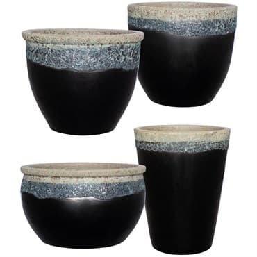MCarr 26pc Mixed Planter Pallet Volcanic Glossy Black — photo 1 of 2