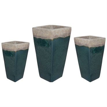 MCarr 15pc Tall Smooth Planter Pallet Volcanic Falling Green — photo 1 of 2
