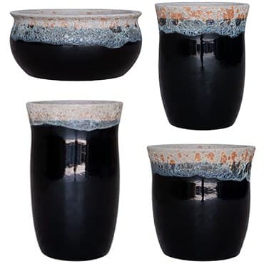 MCarr 26pc Volcanic Mix Planter Pallet Assortment Glossy Black — photo 1 of 2