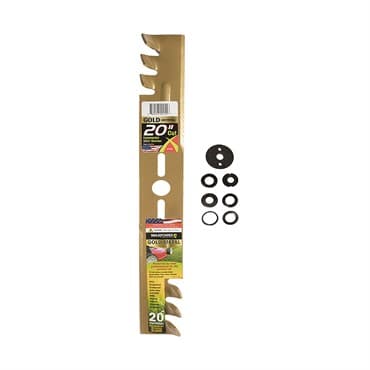 Maxpower Universal Gold Metal Mulching Blade for 20" Cut Mower — photo 1 of 2