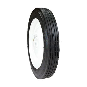 Maxpower 10" x 1.75" Centered Steel Lawn Mower Wheel with Ribbed Tread — photo 1 of 2