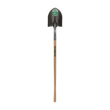 Midwest #2 16 Gauge 44" Long Handled Round Point Shovel Forward Turned Step Solid Steel Rivet Precision Lathe Turned Hardwood Handle — photo 1 of 2
