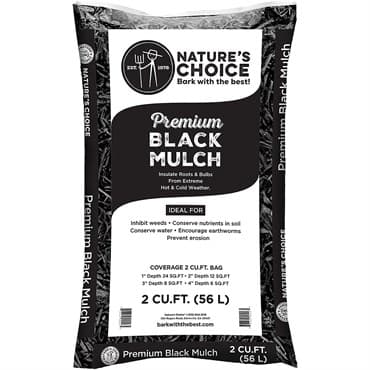 NC 2cf Colored Mulch Black 65/PL — photo 1 of 2