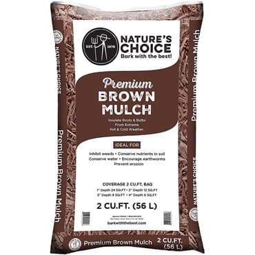 NC 2cf Colored Mulch Brown 65/PL — photo 1 of 2