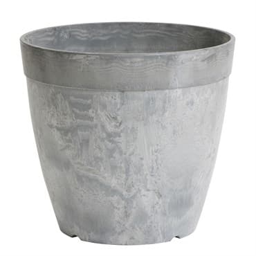 StoneArt 10" Round Dolce Planter Grey — photo 1 of 2