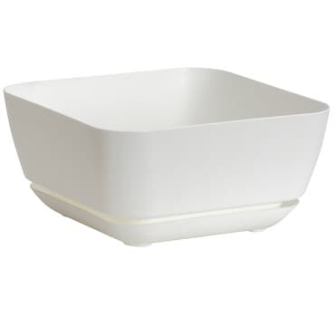 Majestic Gdn Planter White 12"x12" Square Matte — photo 1 of 2