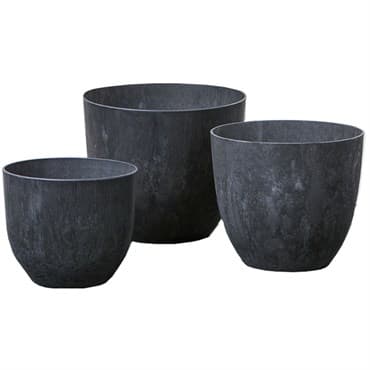 StoneArt 3pc Fiji Nested Set Black — photo 1 of 2