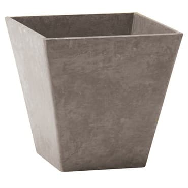 StoneArt Ella 12" Square Planter Grey — photo 1 of 2