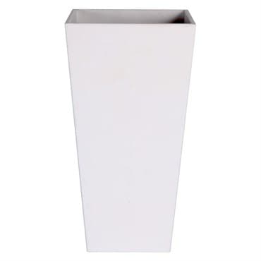 StoneArt Ella 13.5" Tall Planter White — photo 1 of 2