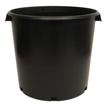 NS PC-10 WITH HANDLES, INJECTION MOLD, TRADE SIZE 10 GALLON, 10.27 GALLON, BLACK 10/CS 45CS/TOWER (15-1/4"X14-1/2"), 10Gallon — photo 1 of 2