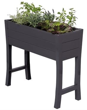 NuVue 35.5"x15"x32" Gray Elevated Garden Box — photo 1 of 2