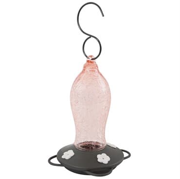 Natures Way 16oz Artisan Gravity Hummingbird Feeder Blush Crackle — photo 1 of 2