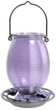 Natures Way 29oz Antique Glass Hummingbird Feeder Lilac Dreams — photo 1 of 2