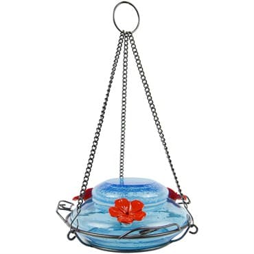 Natures Way 16oz Garden Top Fill Hummingbird Feeder Mason Jar Blue Glass — photo 1 of 2