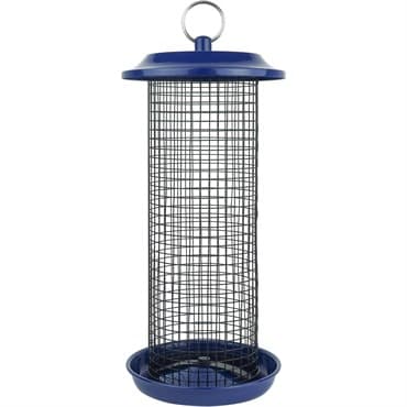 Natures Way 2qt Metal Mesh Mixed Seed and Peanut Bird Feeder Cobalt — photo 1 of 2