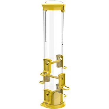 Natures Way 2.1qt Large Plastic Tube Thistle Feeder Yellow — photo 1 of 2