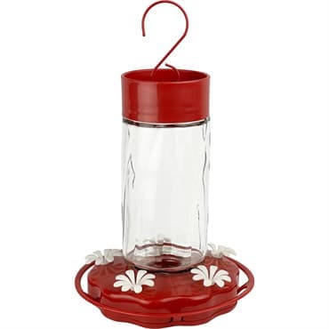 Natures Way 20oz Glass Hummingbird Feeder Scarlet Swirl — photo 1 of 2