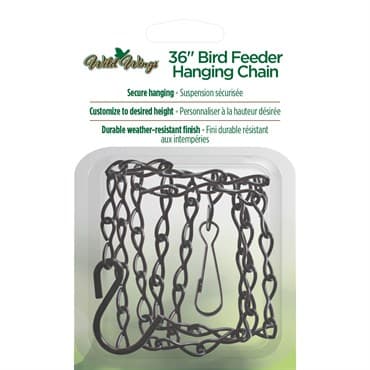 Natures Way 36in Metal Bird Feeder Hanging Chain Black — photo 1 of 2