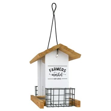 Natures Way 3qt Hopper Feeder w/ Suet Cages Farmhouse — photo 1 of 2