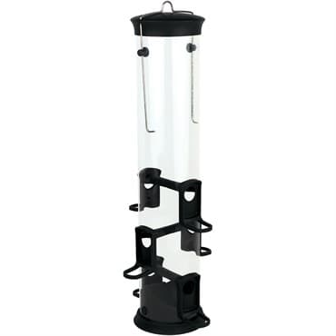 Natures Way 2.1qt Large Seed Plastic Tube Feeder Black — photo 1 of 2