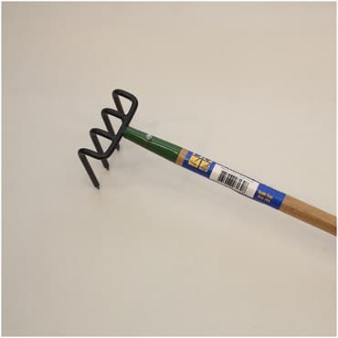 Organic 4 Tine Small Cultivator With 54" Handle — photo 1 of 2