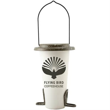 Ultimate Renewable Coffee Cup Bird Seed Feeder Made from Recycled Coffee & Rice Husks — photo 1 of 2