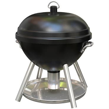 Wild Bird Lovers Kettle Grill Novelty Mini Bird Feeder Black — photo 1 of 2