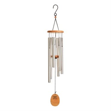 Panacea 36" Wood/ Aluminum Wind Chime Silver — photo 1 of 2