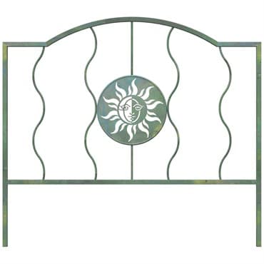 Panacea 16" x 18" Sun Face Wire Border Fence — photo 1 of 2