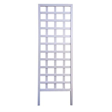 Panacea 72"H x 22"W Wood Square Framed Trellis White — photo 1 of 2
