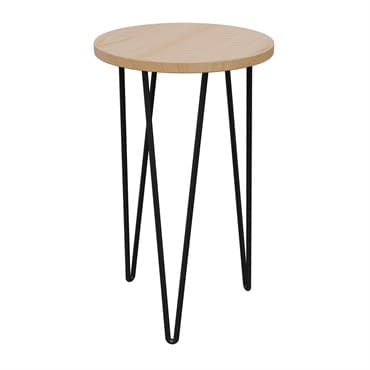 Panacea 16" Steel & Bamboo Mid Century Plant Stand — photo 1 of 2