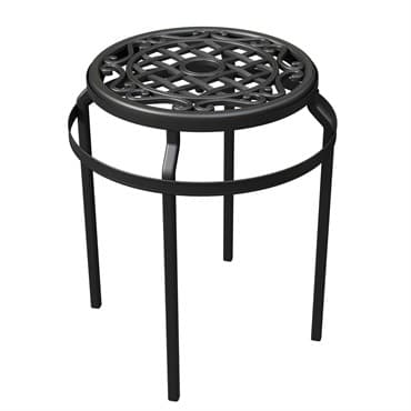 Panacea 16" Aluminum Lattice & Scroll Plant Stand — photo 1 of 2
