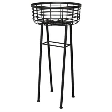 Panacea 24" Modern Farmhouse Basket Plant Stand — photo 1 of 2