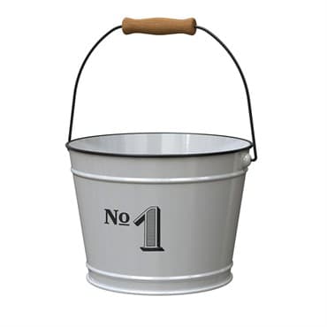 Panacea 8" #1 Milkhouse Planter Bucket White — photo 1 of 2