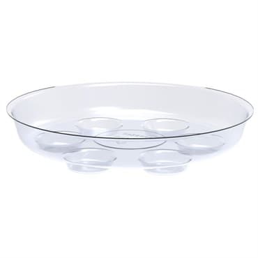 Panacea 8" D Clear Heavy Duty Saucer — photo 1 of 2