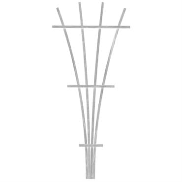 Panacea 48" White Wood Fan Trellis — photo 1 of 2