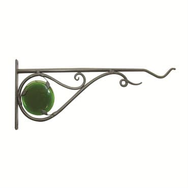 Panacea 15" Forged Stained Glass Plant Bracket — photo 1 of 2