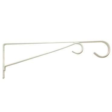 Panacea 12" White Hanging Basket Bracket — photo 1 of 2