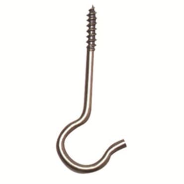 Panacea Ceiling Hook Antique Brass 5pk — photo 1 of 2