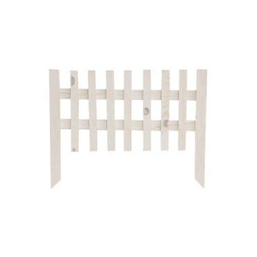 Panacea Small White Cape Cod Wood Picket Fence Border Edge — photo 1 of 2