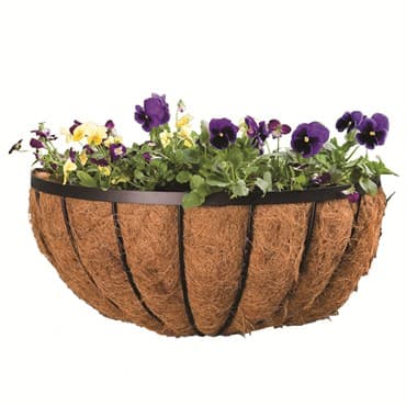 Panacea 16" Wall Planter Black Cotswold — photo 1 of 2