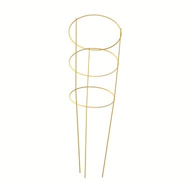 Panacea 54" Yellow Tomato Cage 4 Leg 4 Ring — photo 1 of 2