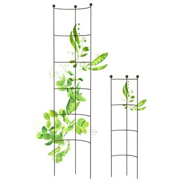 Panacea 33" Rustic Half Round Vegetable Ladder Rust — photo 1 of 2